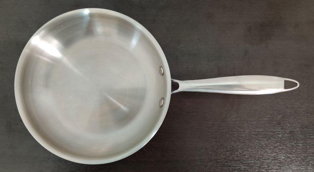 best stainless steel frying pan in India- Prestige