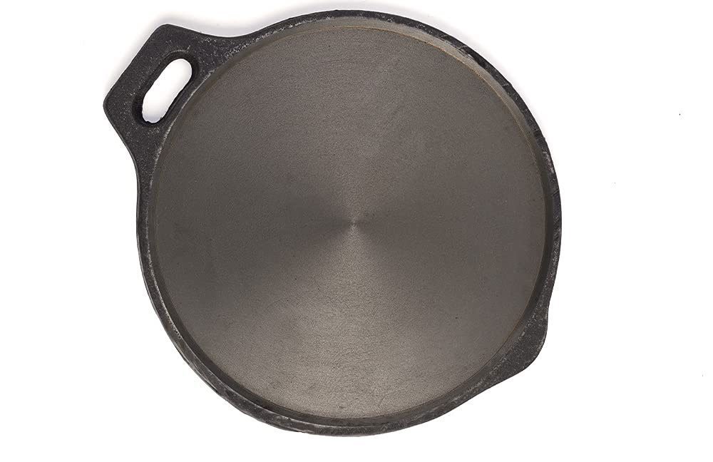 The Indus Valley Cast Iron Double Handle Tawa, Pre-Seasoned