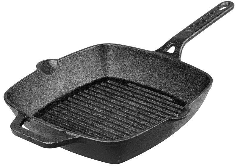 vinod legacy cast iron grill pan