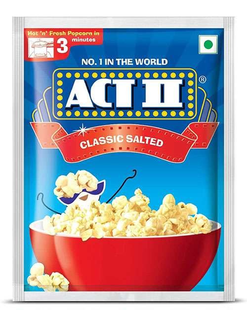 act2 popcorn flavours in India