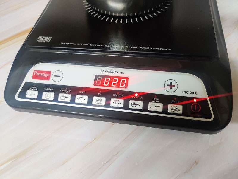 power consumption of induction stove