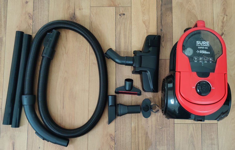 eureka forbes supervac bagless vacuum cleaner review