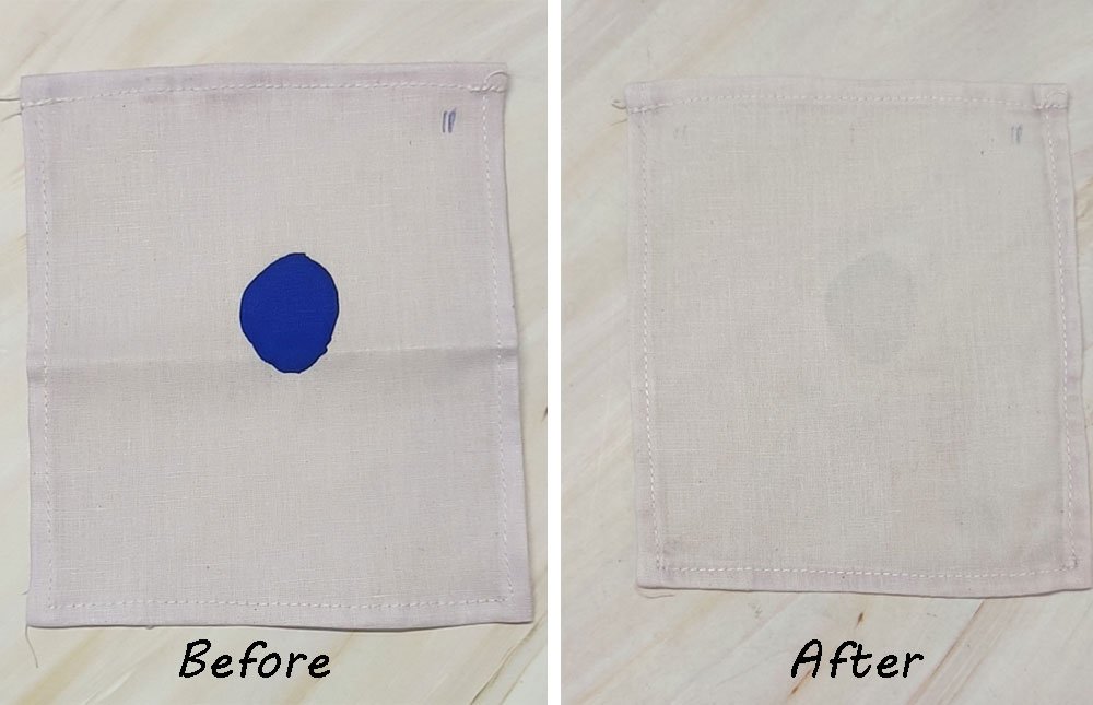hand sanitizer to remove ink stains from clothes